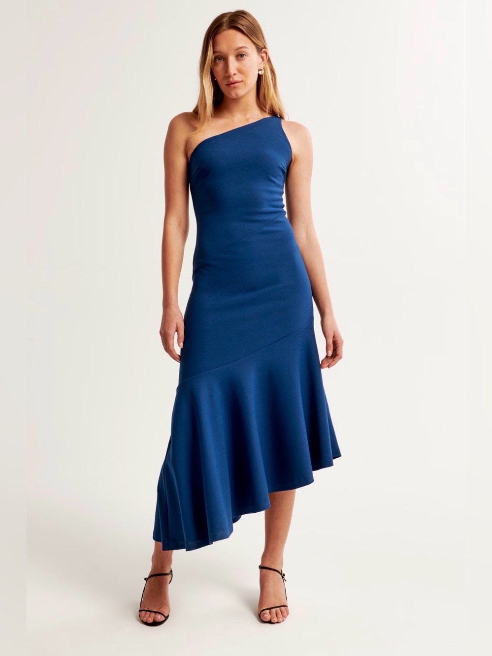 Abercrombie and Fitch Semi Formal One Shoulder Stretch Dress